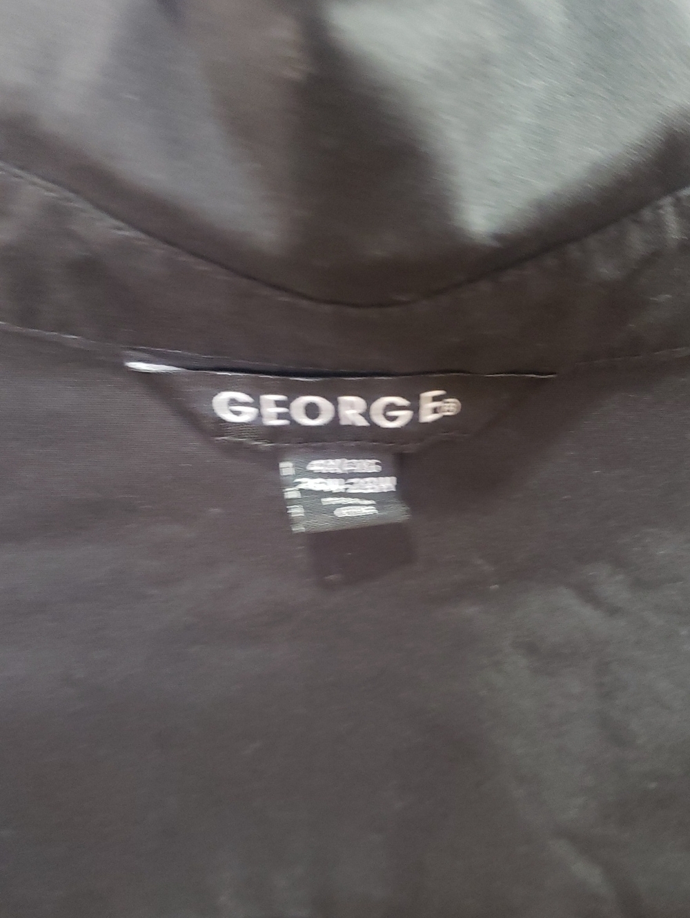 George Women's Black Button-Down Shirt, 4X Size 26-28 - Picture 6 of 12